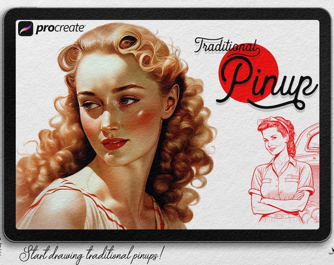 Vintage pinup design bundle