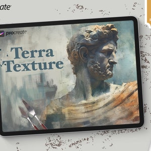 TerraTextures, Professional Dry Brush bundle, custom brushes for Procreate