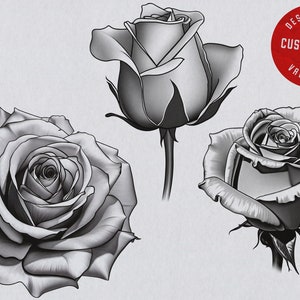 Roses Vol.2, Tattoo builder, Design team Valhalla sweden, 40 unique designs