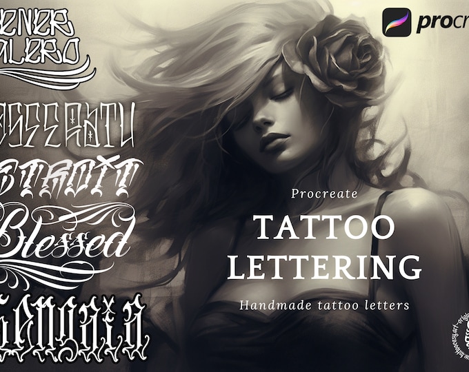Tattoo Lettering for Procreate