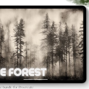 Forest textured brushes ~ Texturemania ~ custom brushes for Procreate