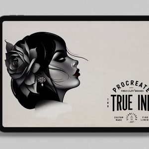 True Ink, micron fine liners, professional ink liners & extras, custom brushes for Procreate