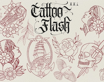 100 tattoos “2022 a new beginning” XXI references for Procreate