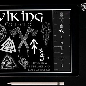 Procreate Viking Essentials Elder Futhark Bindrunes and - Etsy