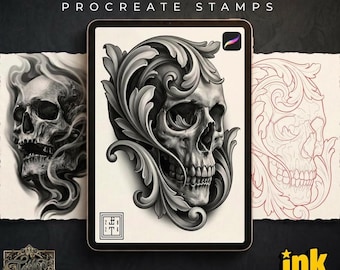 Das Schädelprojekt, 920 individuelle Schädeldesigns für Procreate