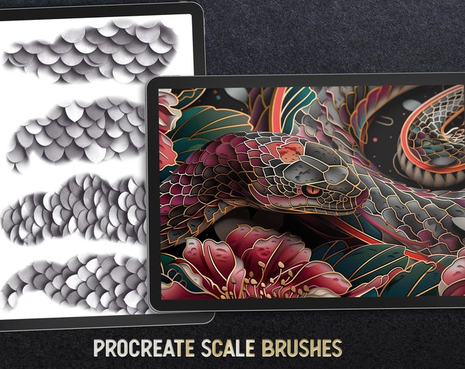 Scale Brushes & Textures ~ Texturemania ~ custom brushes for Procreate