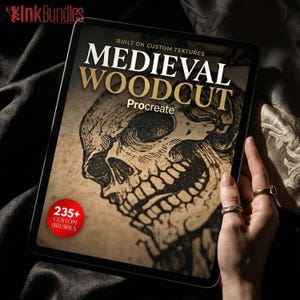 Procreate, Medieval Ink ~ 235+ custom made brushes inspired by the dark ages