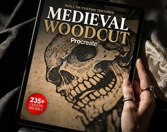 Procreate, Medieval Ink ~ 235+ custom made brushes inspired by the dark ages