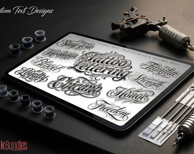 Chicano Text designs- text templates, PNG & Procreate ( digital download ) custom art