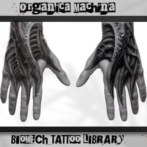 Organica Machina ~ Custom art for Procreate XL collection Biomech references