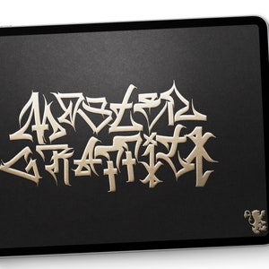Master Graffiti - handmade, custom construction kit, custom brushes for Procreate