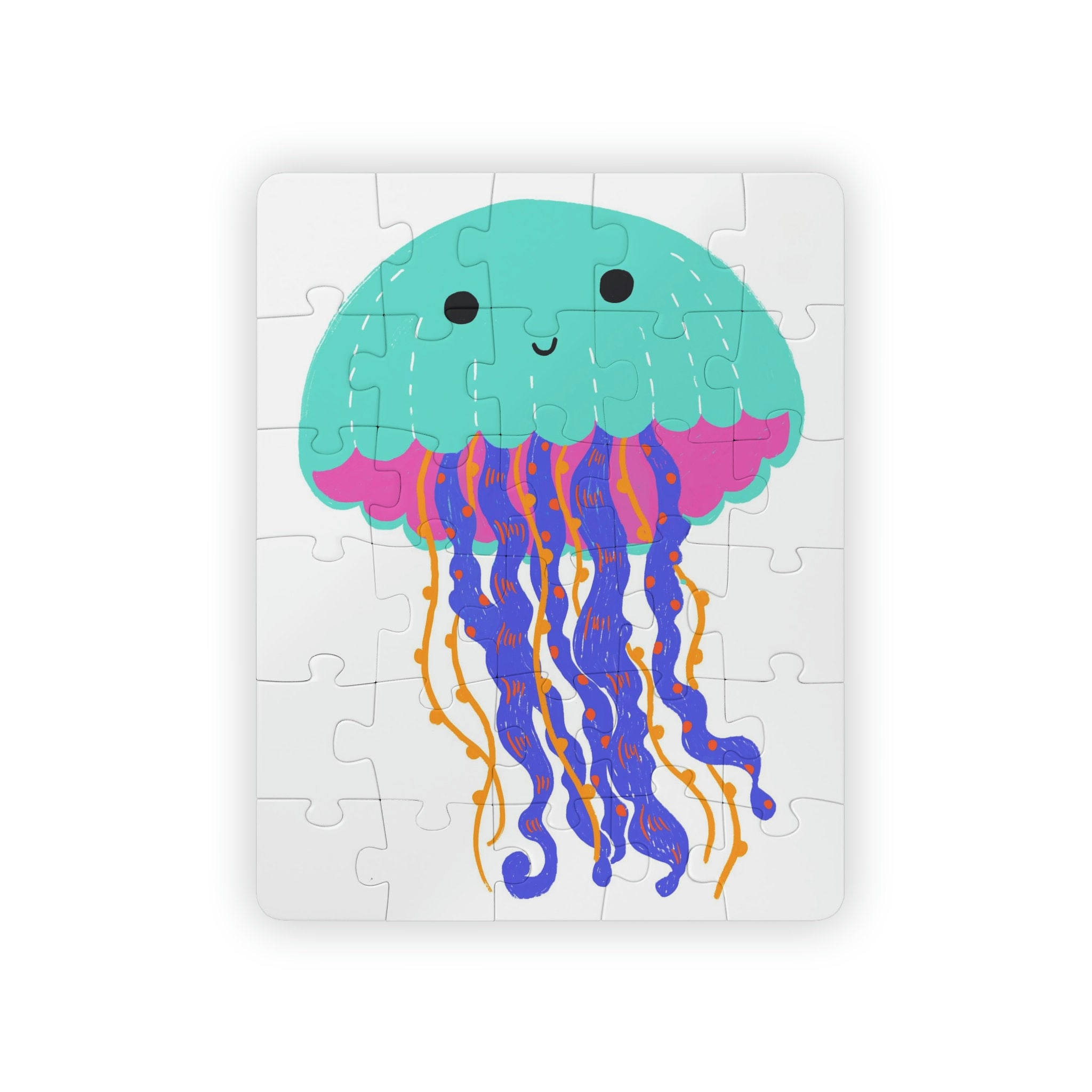 Premium Jellyfish Kids' Puzzle 30piece Jigsaw Puzzles Etsy
