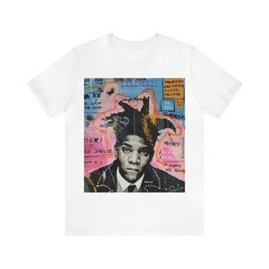 Jean Michel Basquiat Artsy Tee, Neo-expressionism Art, Black History Tee, Unique Basquiat Art inspired tee