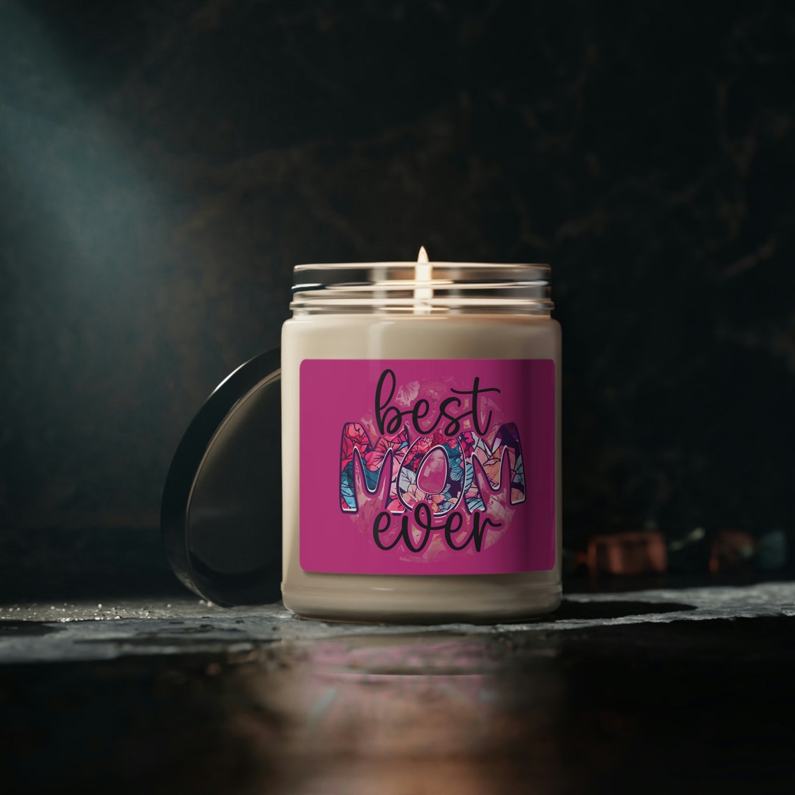 Best Mom Ever Candle Mom Gift From Daughter Mother's Day Etsy