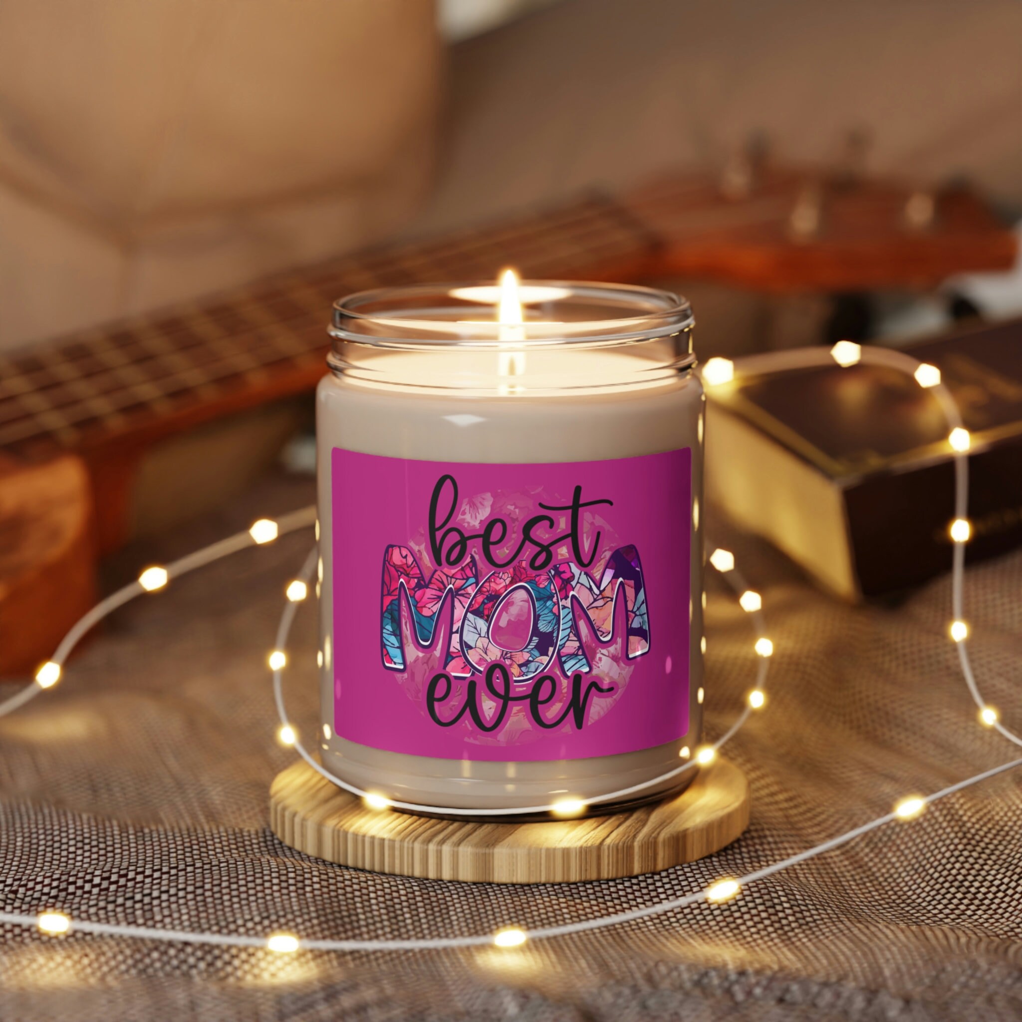 Best Mom Ever Candle Mom Gift From Daughter Mother's Day Etsy