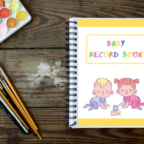 Baby Book Printable Baby Book Pages Baby Memory Book Etsy