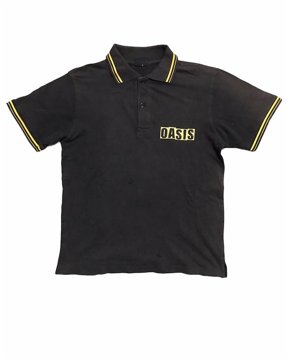 Rare Vintage 00s Oasis band polo shirt