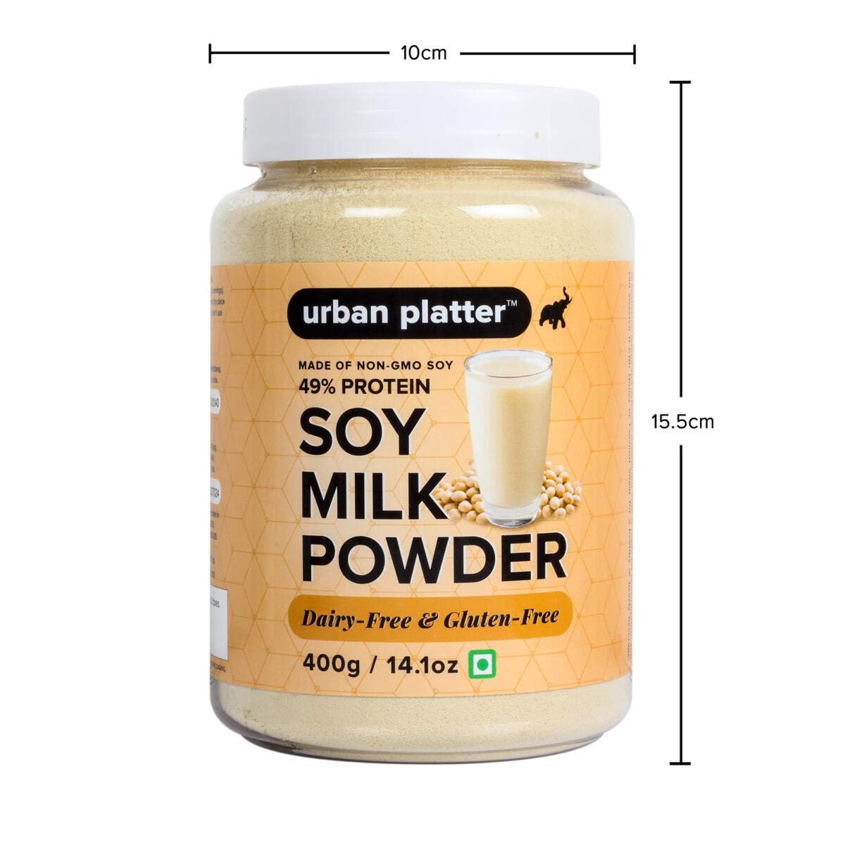 100 Natural Organic Indian Soy Milk Powder 400 Gram Taste Etsy