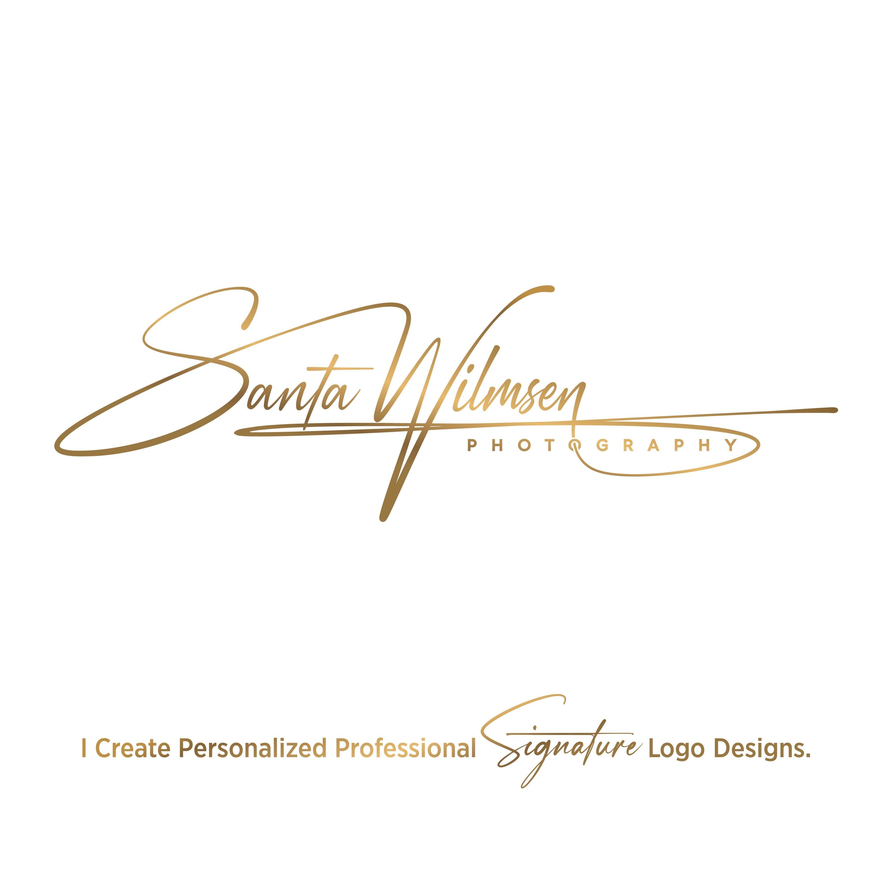 Custom Handwritten Signature Logo Design: Watermark Logo - Etsy
