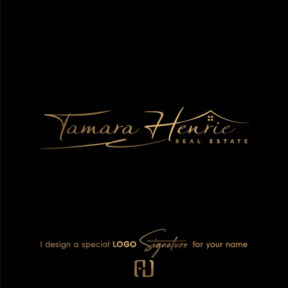 Realtor Signature Real Estate Signature Realtor Calligraphy Etsy