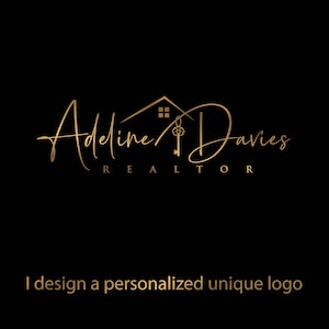 Modern Real Estate Logo Design, Luxury Realtor Logo, Realty Logo Design, Handwritten Real Estate Logo, Stylish Real Estate Agent Logo