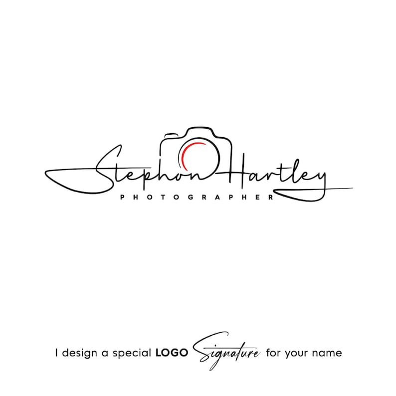 Personalisierte Fotografie Logo Design: Kamera-Logos, Fotografen-Logo Bild 4