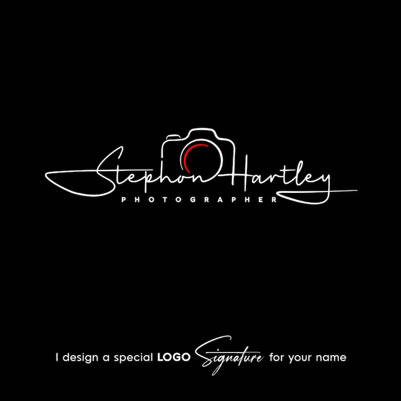 Personalisierte Fotografie Logo Design: Kamera-Logos, Fotografen-Logo Bild 3