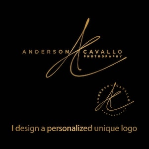 Diseño de logotipo personalizado con iniciales minimalistas, logotipo con letras escritas a mano, logotipo con firma inicial circular, logotipo con iniciales cursivas, diseño de logotipo con letras