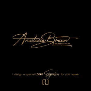 Custom  signature, Photography Logo, handwritten logo,  Personel signature logo, signature logo design, hand signature, elegant signature