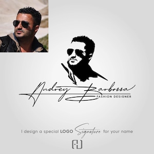 Portrait  Signature Logo, Portrait Design Logo,  Portrait Signature Design, Photography Signature, Signature logo, Handwriting signature