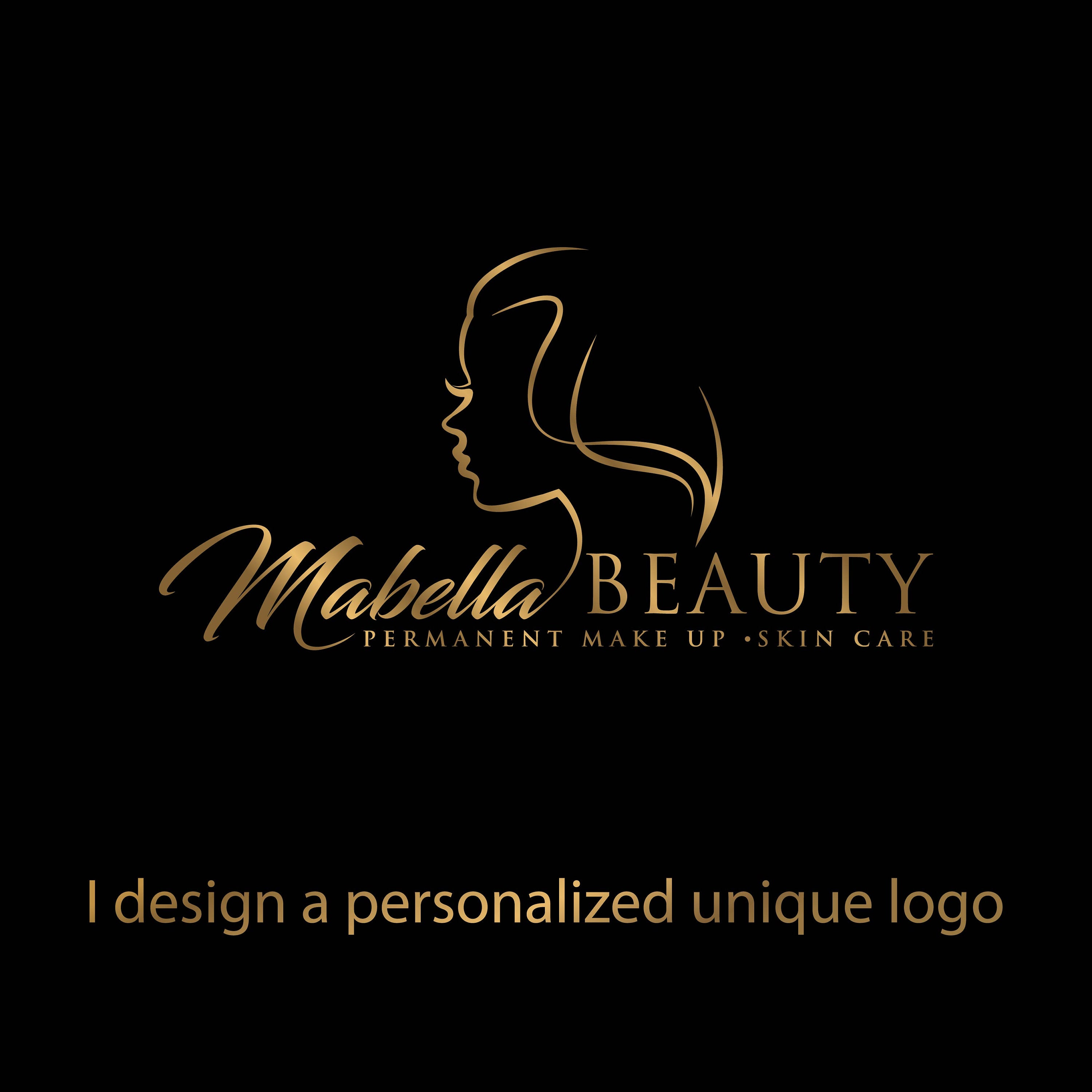 Personalized Beauty Logo Design: Makeup, Skincare and Eyelash Logos - Etsy, image size:3000x3000