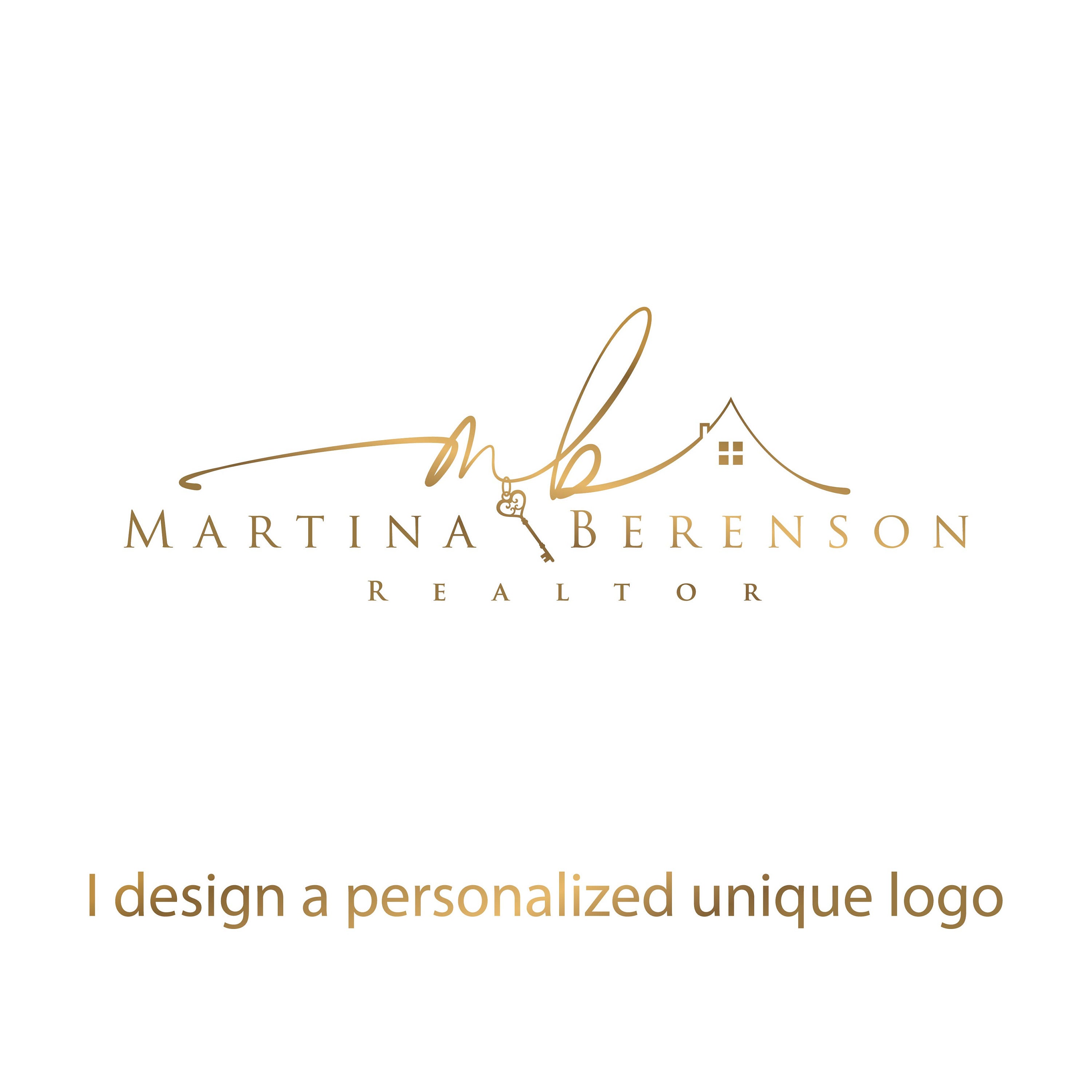 Luxury Initials Real Estate Logo Design: Realtor Logos (editable Source ...