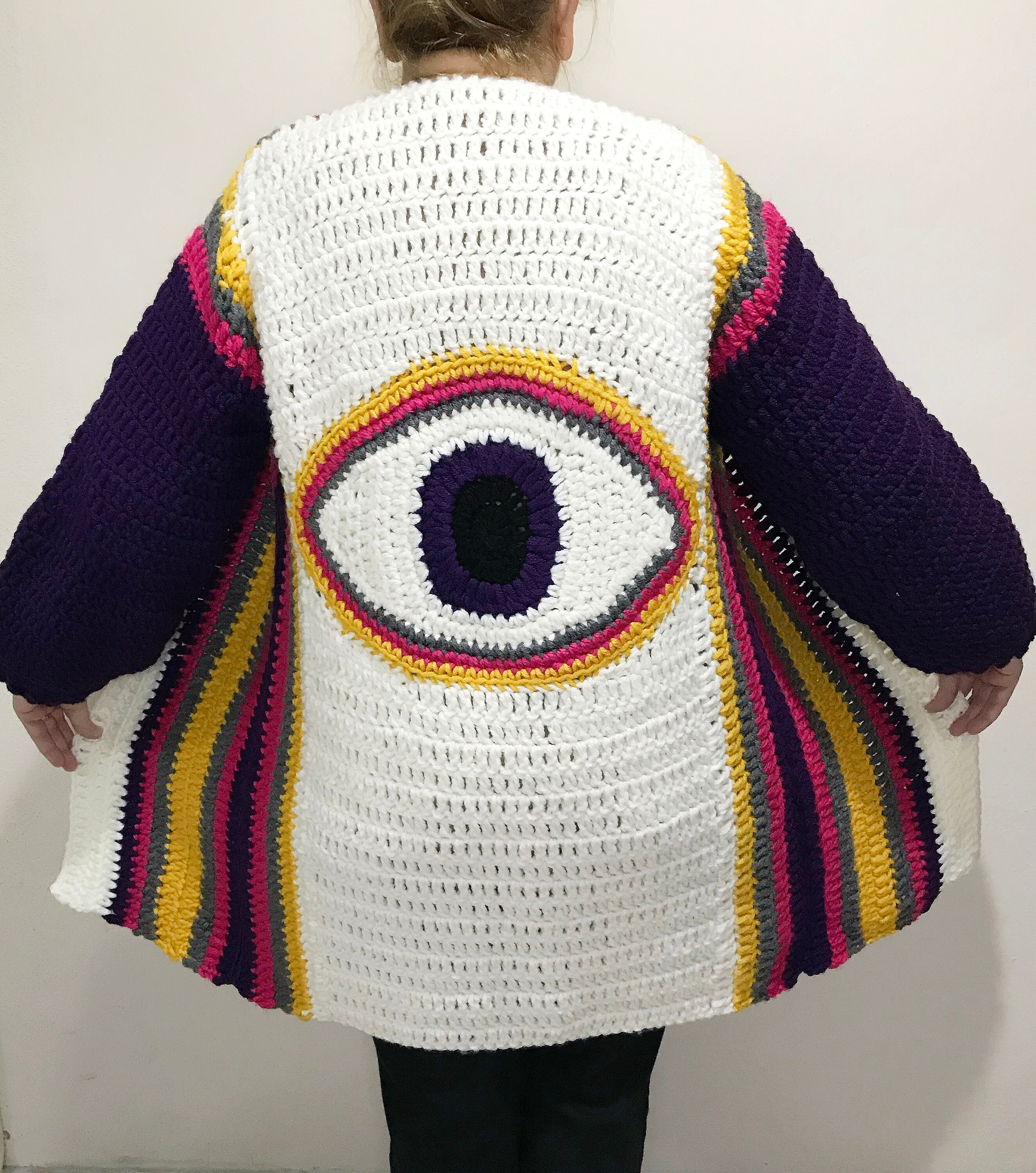 美品 ARTS&SCIENCE / Ethnic cardigan size2 Cardigan with ethnic designs