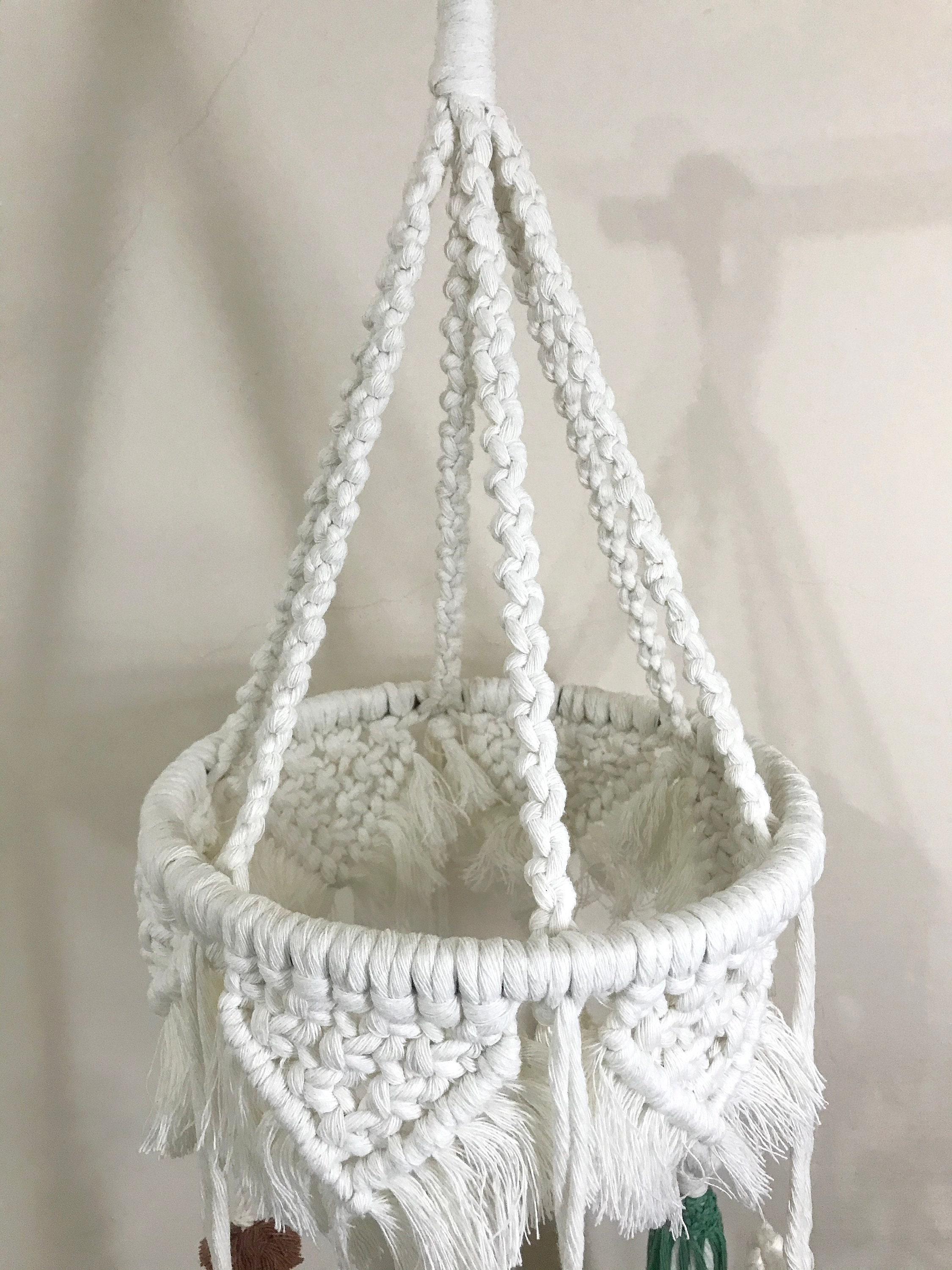 Macrame Baby Mobile Hanging Boho Cot Mobile Hanging Baby Etsy UK