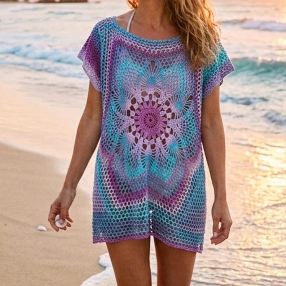Crochet Mandala Tunic