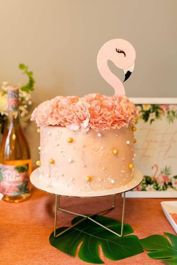 Amosfun Flamingo Kuchen Topper Aus Harz – Cupcake Dekoration Für Hochzeit & Geburtstag