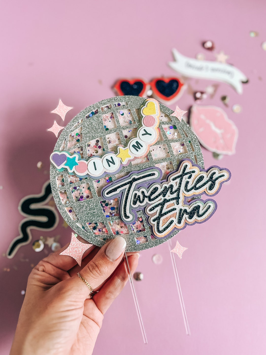 Taylor Swift Cake Topper, Swiftie Cake Topper, Eras Tour Inspired Cake