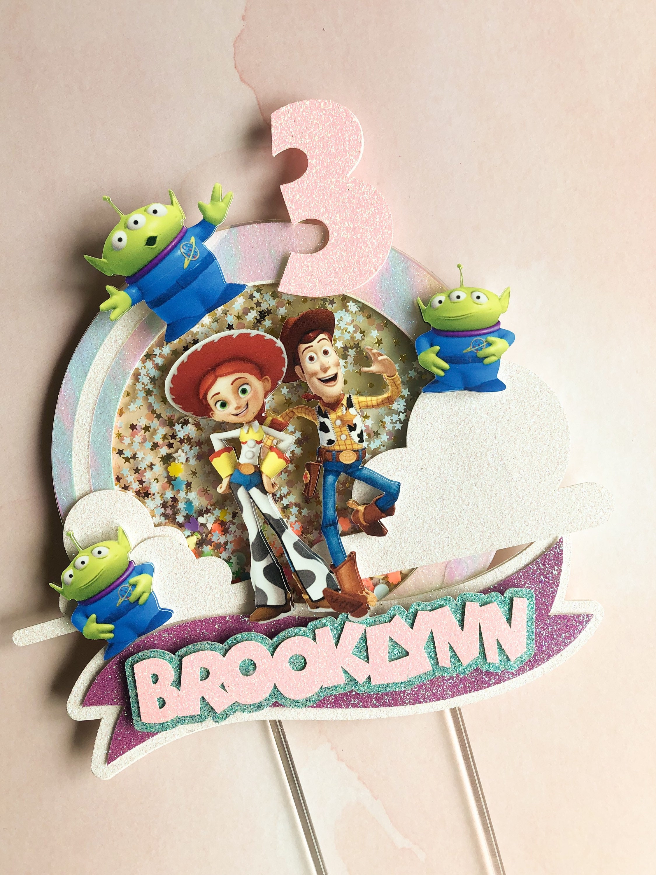 Toy Story Cake Topper Toy Story Shaker Topper Shaker Cake Etsy