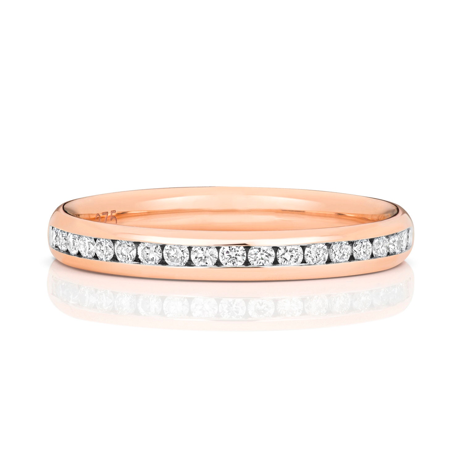 9ct rose hotsell gold eternity ring