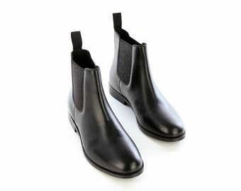 ladies black chelsea ankle boots