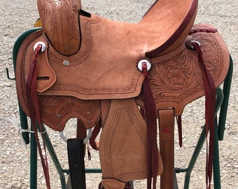 12" 13" 14" 15" Children's Leather All Purpose English Saddle Tan Black or Brown 12" 13" 14" 15" Children's Leather All Purpose English Saddle Tan Black or Brown