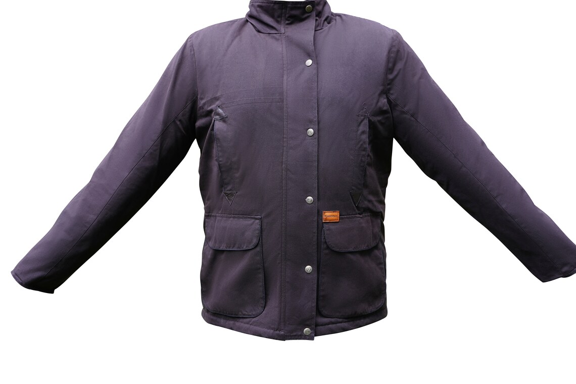 Oilskin Waterproof Navy Blue Jacket For Women Rain Jacket For Etsy