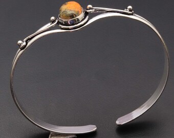 A+Bumble Bee Jasper Bangle 925 Silver Plated Bangle Gift Bangle Top Quality Bracelet Gemstone Bracelet Boho /& hippie Bracelet Cuff Bracelet
