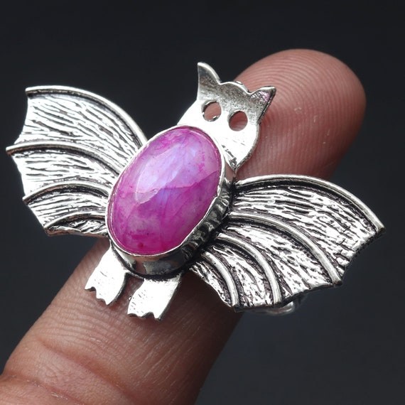 Pink moonstone hotsell ring