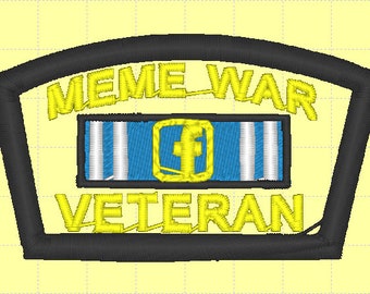 Meme war veteran - Embroidery file download