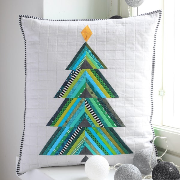 Evergreen Tree Quilt - Patron d'assemblage de papier de fondation