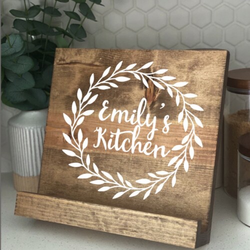 Handmade Cookbook Holder Cookbook Stand Cook Book Holder Etsy