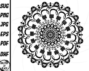 Download Cuss Word Mandala Etsy