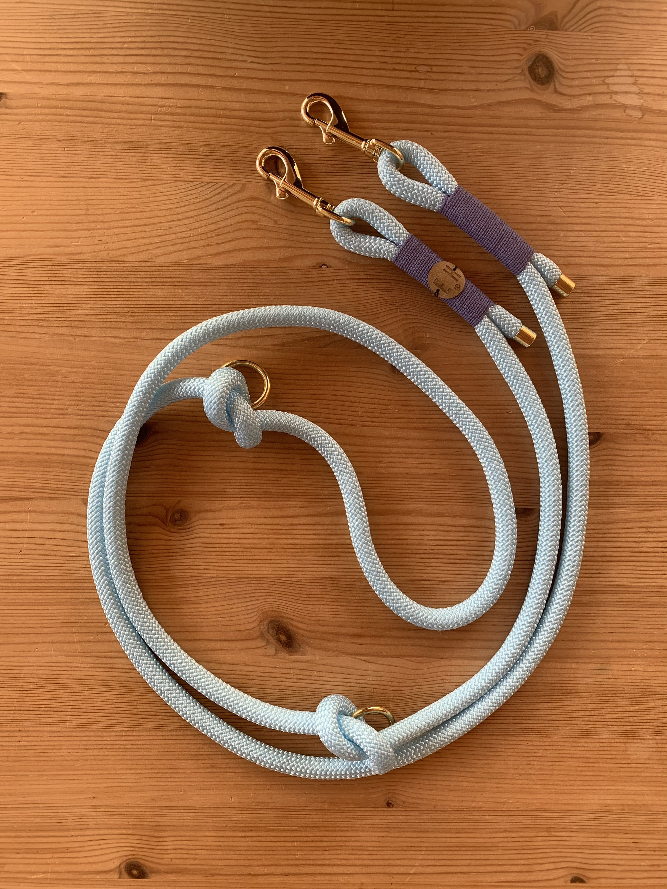 Tauleine in babyblau / lavendel für Hunde Etsy