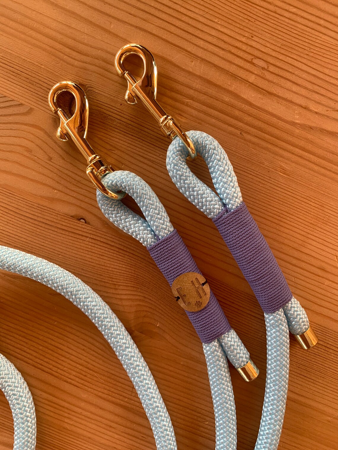 Tauleine in babyblau / lavendel für Hunde Etsy